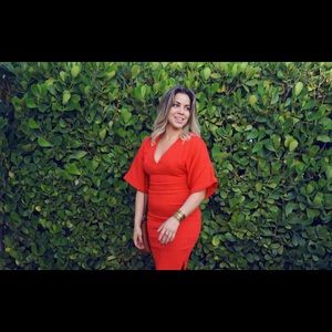 Red dress size small